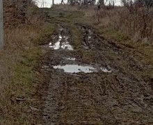 Болото на месте дороги: жители СПК в Керчи вязнут в грязи