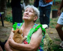  Восемь человек и кота спасли сотрудники МЧС на пожаре в Севастополе