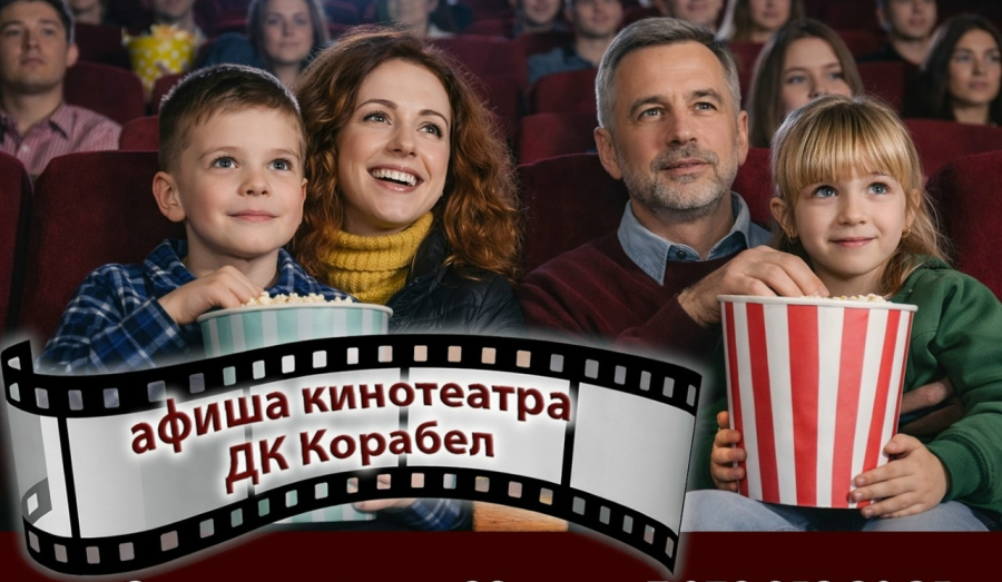 РАСПИСАНИЕ КИНОСЕАНСОВ В ДК «КОРАБЕЛ» с 19 по 25 марта