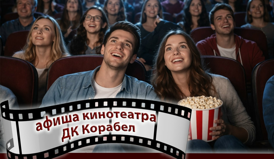 РАСПИСАНИЕ КИНОСЕАНСОВ В ДК «КОРАБЕЛ» с 09 по 15 апреля