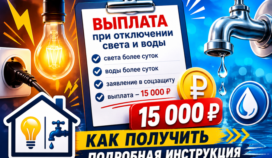 Без света больше суток? КерчьИНФО изучило постановление Совмина Крыма и подготовило инструкцию, как обратиться за выплатой 15 тысяч рублей
